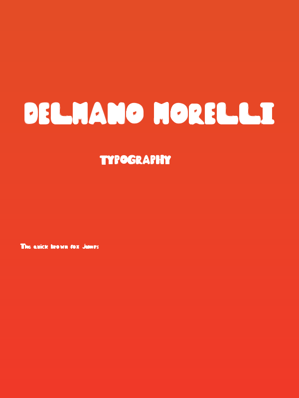 DELMANO MORELLI Poster