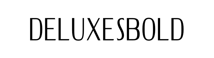 DELUXES BOLD  baixar fontes gratis