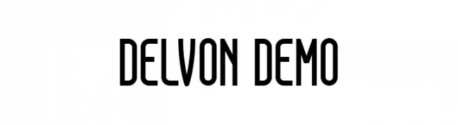 DELVON DEMO  Descarca Fonturi Gratis