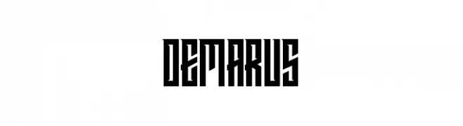 DEMARUS  Frei Schriftart Herunterladen