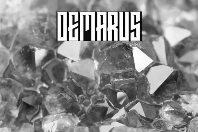 DEMARUS Font examples