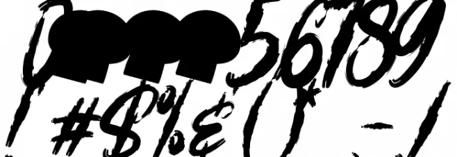 DEMO-BrushRuksak Regular Font OTHER CHARS