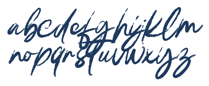 DEMO-BrushRuksak Regular Lowercase