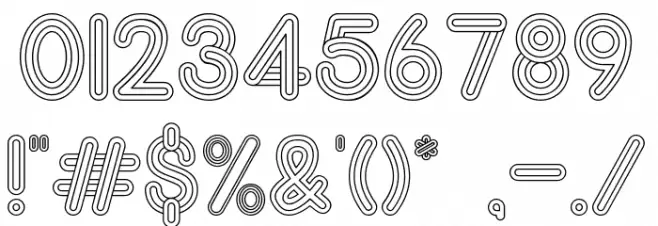 DEMOKRASI Font OTHER CHARS