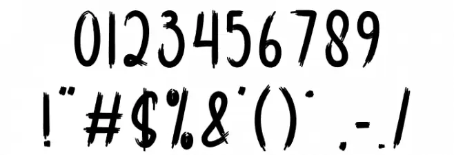 DEMON HUNTER Polices AUTRES CHARS