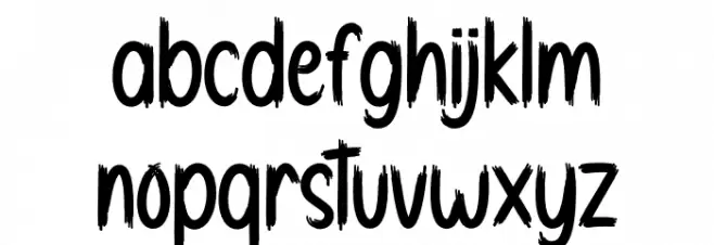 DEMON HUNTER Polices MINUSCULES