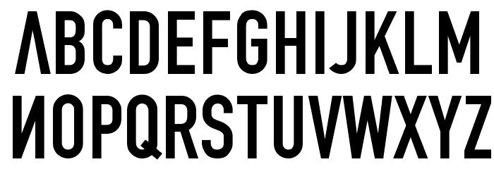 DENIAL Font LOWERCASE