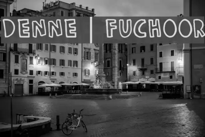 DENNE | Fuchoor Font examples