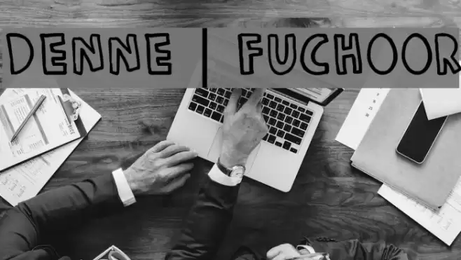 DENNE | Fuchoor Font examples