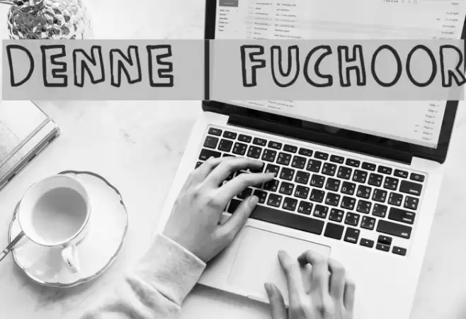 DENNE | Fuchoor Font examples