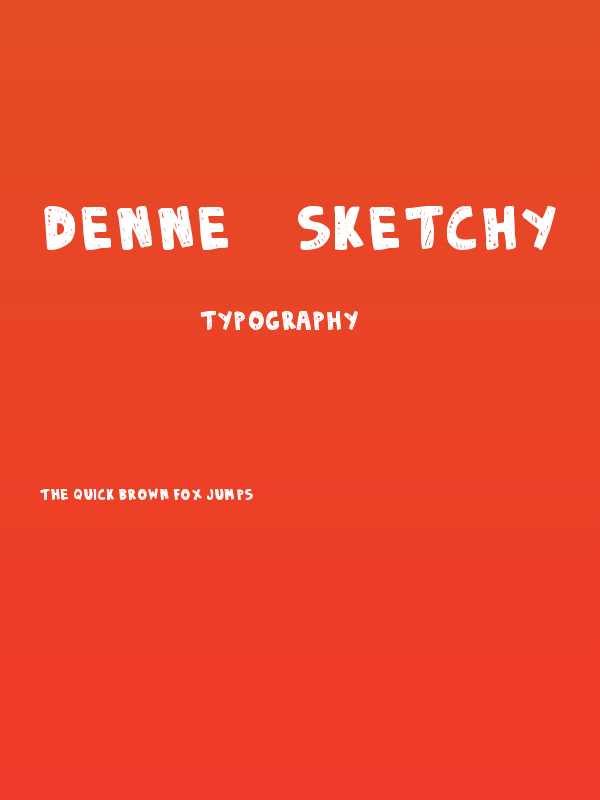 DENNE | Sketchy Poster