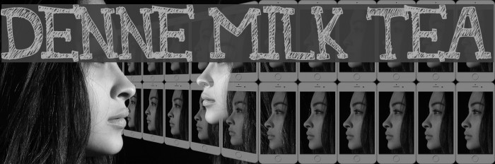 DENNE MILK TEA Font examples