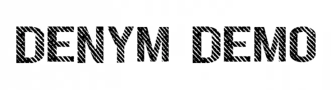 DENYM demo  font caratteri gratis