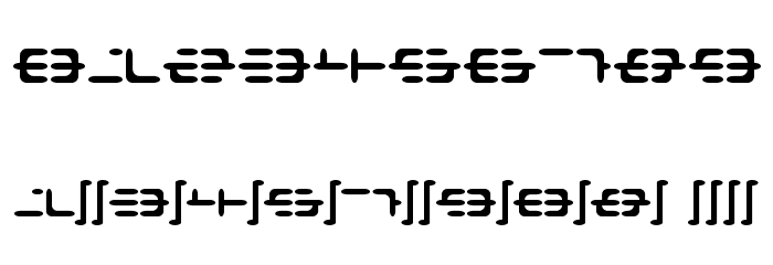 DEOXY Font OTHER CHARS