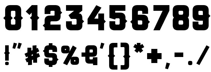DEPALMA Font OTHER CHARS