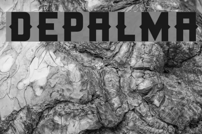 DEPALMA Font examples