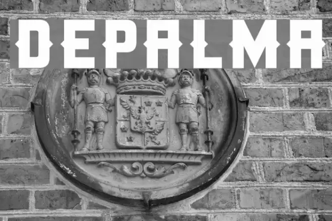 DEPALMA Font examples