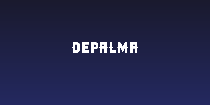 DEPALMA Social Header