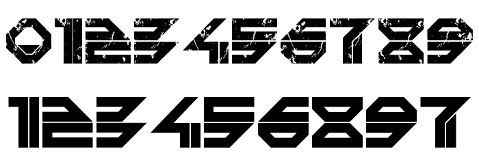 DEPLETED URANIUM Regular Font OTHER CHARS