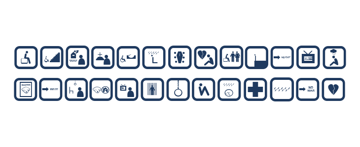 DEPRESSIVE ICONRegular Lowercase