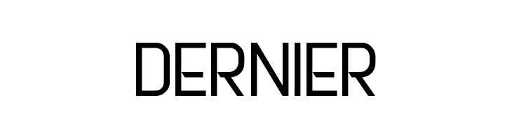 DERNIER Font