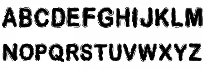 DESMINORE Schriftart Groß