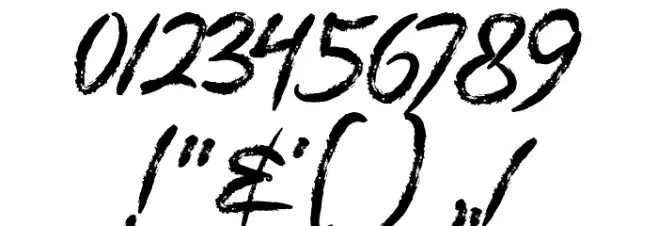 DESTROYA Font OTHER CHARS