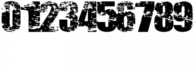 DESTRUCCION Font OTHER CHARS