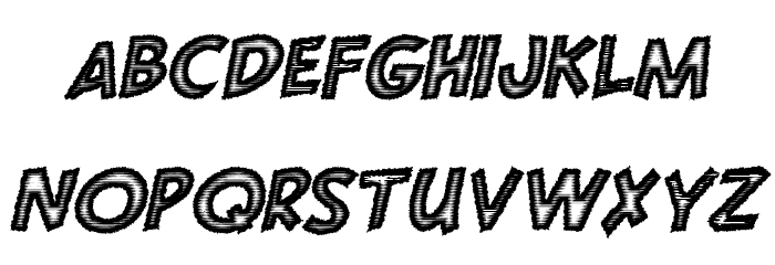 DETUNIZED PERSONAL USE Regular Schriftart Groß