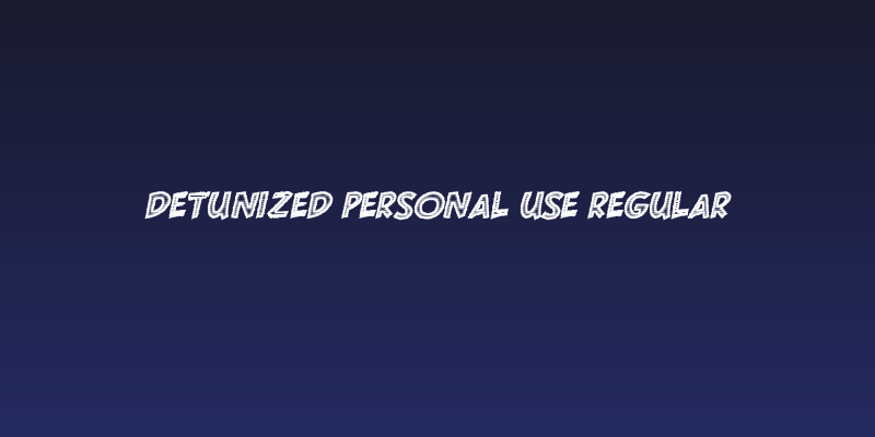 DETUNIZED PERSONAL USE Regular Social Header