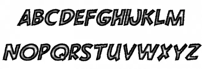 DETUNIZED PERSONAL USE Regular 字体 小写