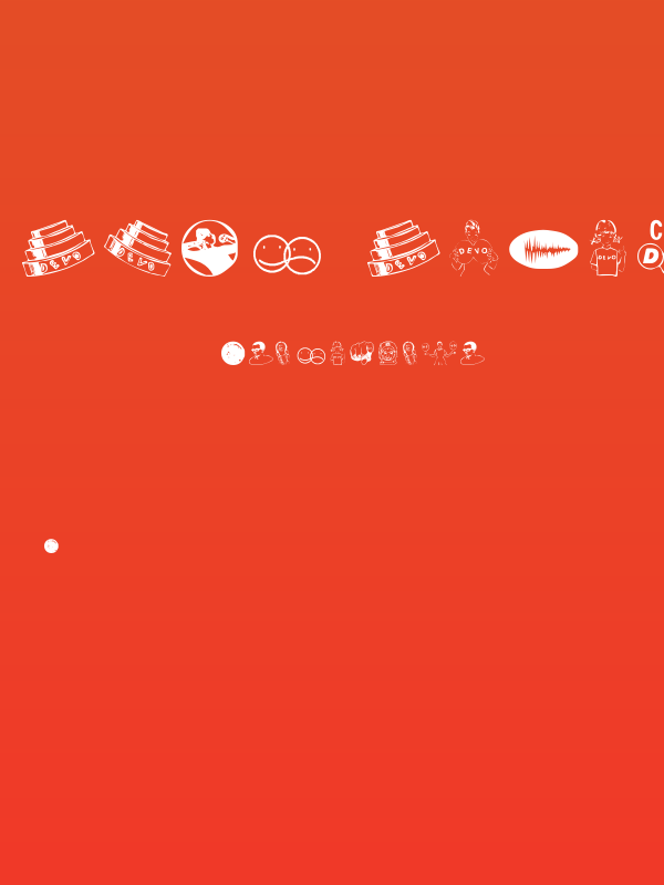 DEVO Dingbats 13 Poster