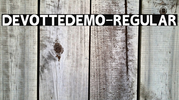 DEVOTTEDEMO-Regular Example 3