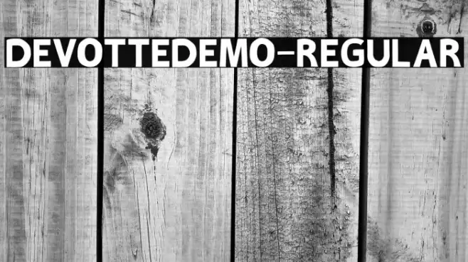 DEVOTTEDEMO-Regular Example 3