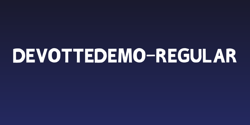 DEVOTTEDEMO-Regular Social Header