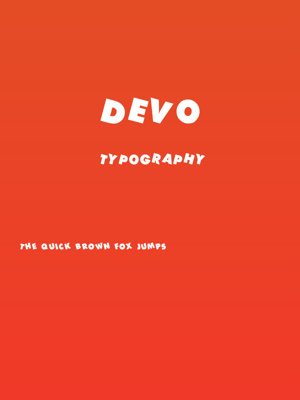 DEVO Poster