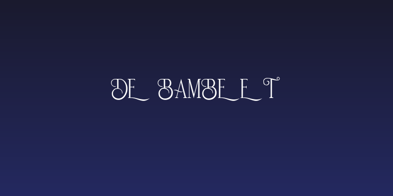 De Bambeet Social Header