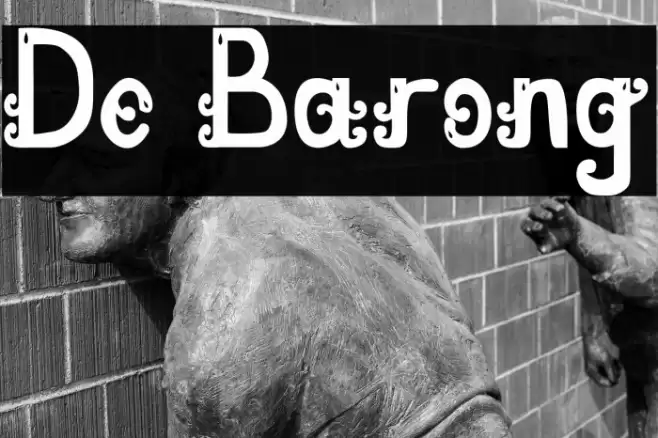 De Barong Font examples