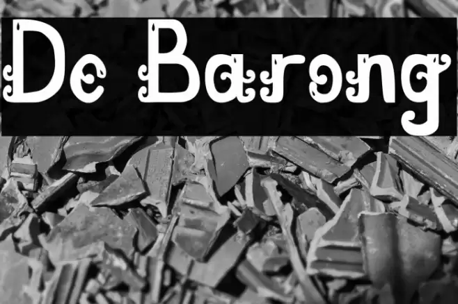 De Barong Font examples