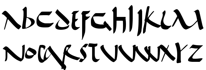 De Bellis Font LOWERCASE
