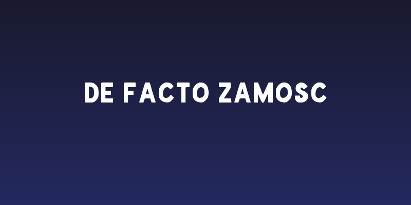 De Facto Zamosc Social Header
