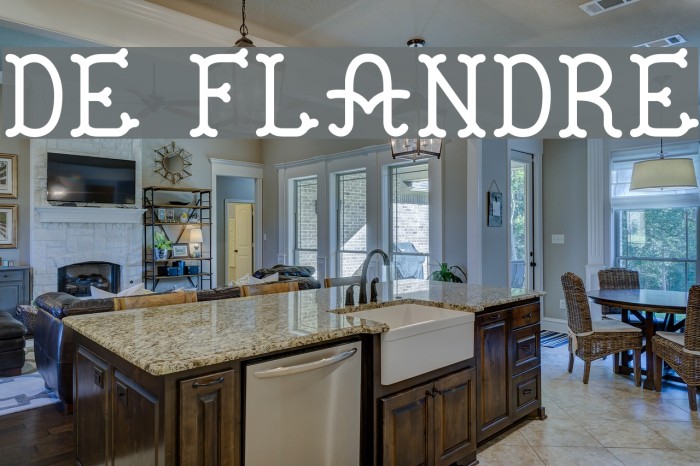 De Flandre Font examples