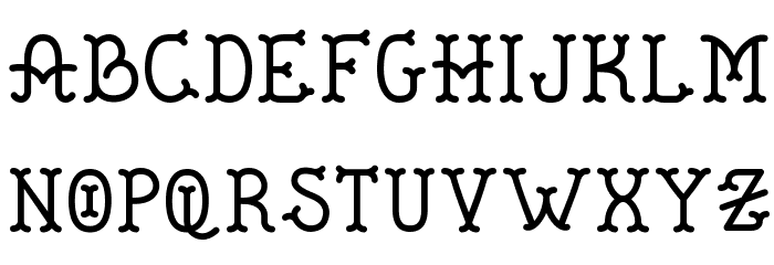 De Flandre Font LOWERCASE