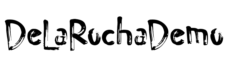De La Rocha Demo  Frei Schriftart Herunterladen