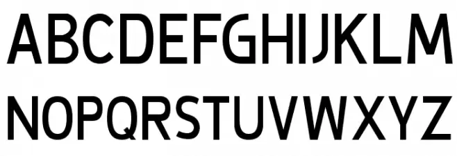 De Luxe Bold Condensed Fonte MAIÚSCULAS