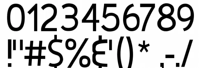 De Luxe Condensed Font OTHER CHARS