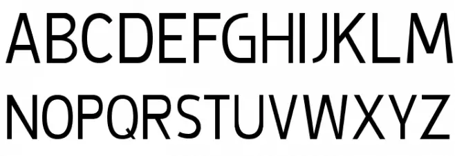 De Luxe Light Condensed Polices MAJUSCULES