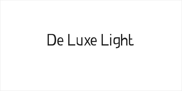 De Luxe Light Logo