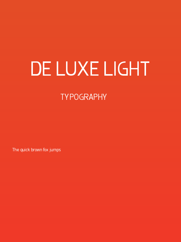 De Luxe Light Poster
