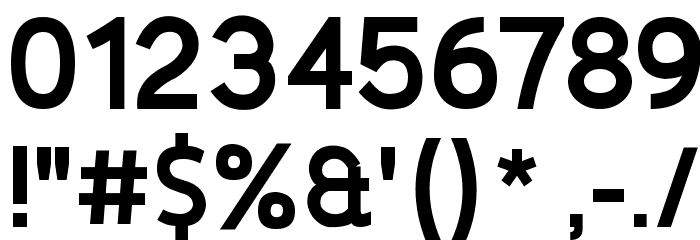 De Luxe Next Bold Font OTHER CHARS